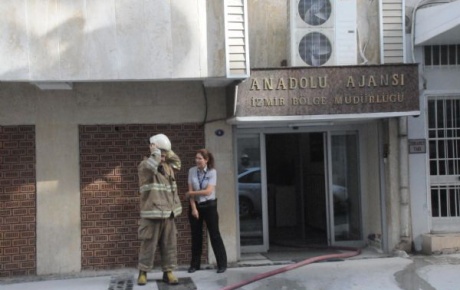 Anadolu Ajansı binasında yangın