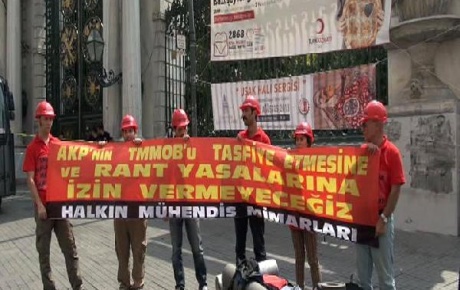 TMMOBun Ankara yürüyüşü başladı