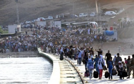 Suriyeden Iraka Kürt göçü