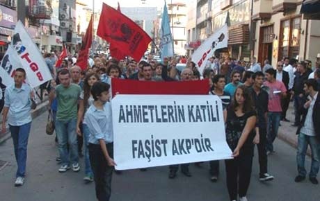 Zonguldakta, Ahmet Atakan protestosu