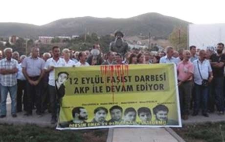 Tuncelide 12 Eylül ve Ahmet Atakan protestosu