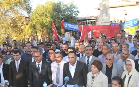 Gaziantep ve Kahramanmaraşta Andımız protestosu