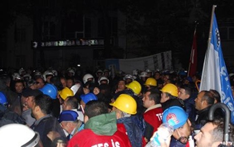 Enerji ve maden işçilerine polis müdahalesi