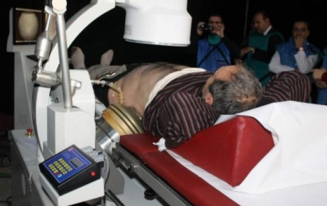 Siirt Devlet Hastanesine taş kırma cihazı alındı