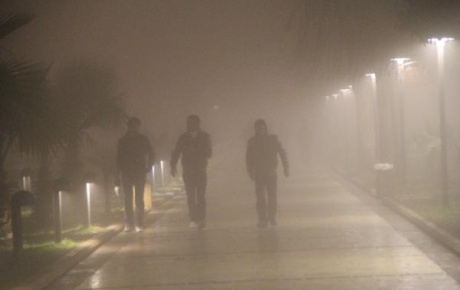 Ankara-Kırıkkale yolunda yoğun sis