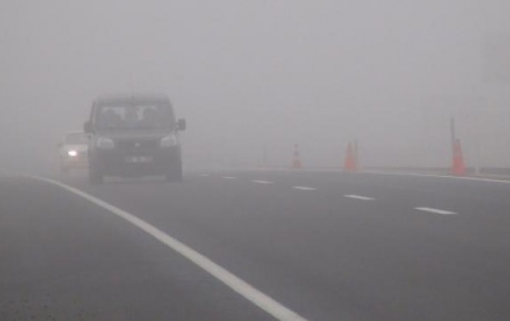 Aksaray-Nevşehir kara yolunda yoğun sis