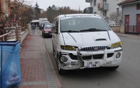 Eskişehirde trafik kazası: 2 yaralı