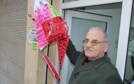 Torba yasasına Bafralı emeklilerden tepki