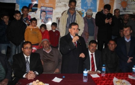 Başkan Ahmet Zenbilci mahalle olan köyleri gezdi