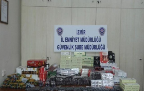 İzmirde kaçak ilaç operasyonu