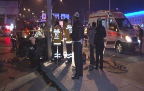 Ankarada kaza: 1 ölü, 2 yaralı