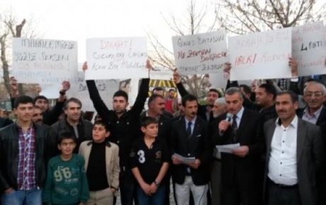 Denizlide belediyeyi protesto ettiler