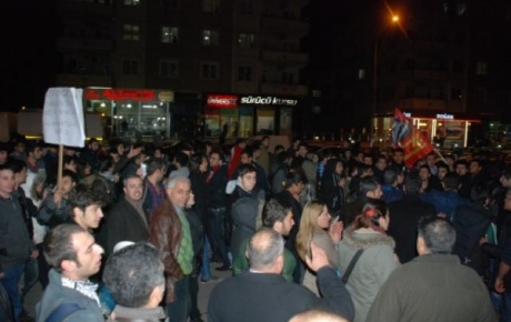 Gaziantepte ses kaydı protestosu