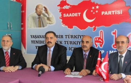 Saadet Partisi Sivas Teşkilatı Kamalakı destekleyecek