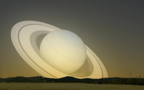 Satürn, Dünyanın yanından böyle geçip gitseydi