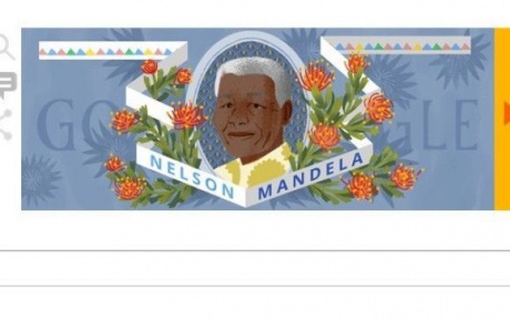 Googledan Mandela doodleı!