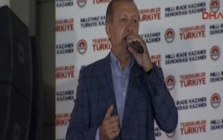Cumhurbaşkanı Erdoğan balkon konuşması