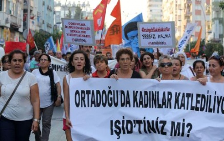 Antalyada barış yürüyüşü