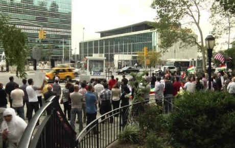 New Yorkta IŞİD protestosu
