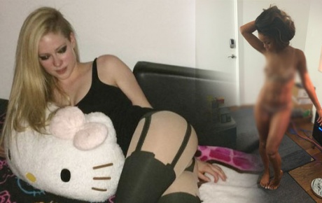Rihanna ve Avril Lavigneın da çıplak fotoğrafları internete düştü