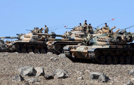 Tanklar, Suriye sınırından girdi