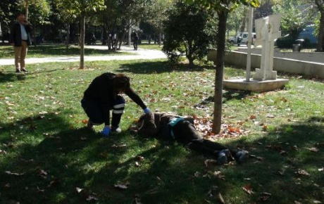 Gezi Parkında ölü bulundu