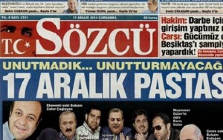 Sözcü Gazetesi yolsuzluk ve rüşvet haftasını kutladı!