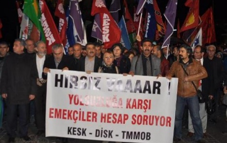 İzmirde 17 Aralık protestosu