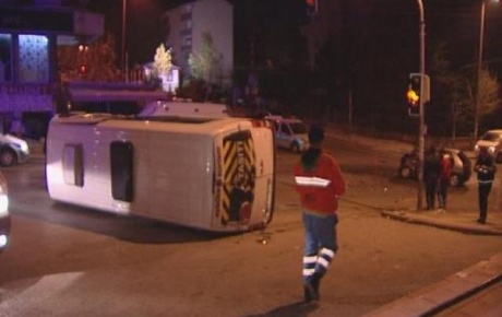 Ankarada kaza: 10 yaralı