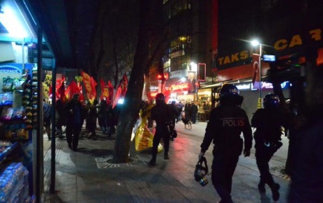Ankarada biber gazlı müdahale