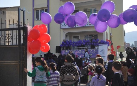 Suriyelilerin Reyhanlıdaki 16ıncı okulu törenle açıldı