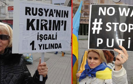 Rusyaya karşı ortak protesto