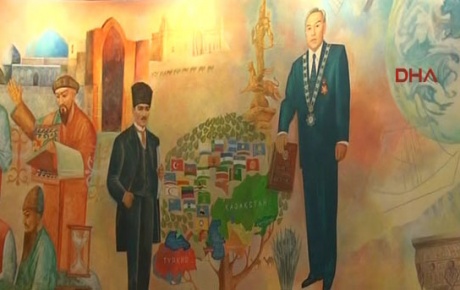 Nazarbayev, Erdoğanı Atatürkün yanına koydu !