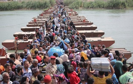 Ramadiden Bağdata insan göçü