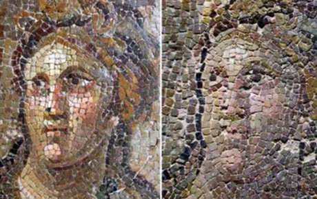 Botokslu mozaikler ziyaretçilere kapatıldı