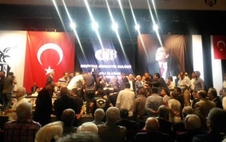 Beşiktaş Mali Kongresi olaylarla başladı