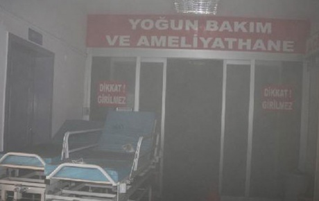 Şemdinli Devlet Hastanesinin ameliyathanesinde yangın