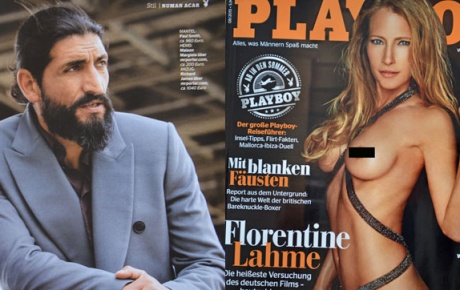 Türk kökenli aktör Playboya poz verdi