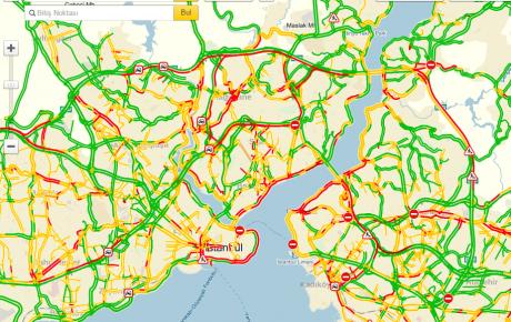 İstanbulda trafik kilit!