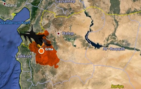 Türkiye sınırında Suriye savaş uçağı düştü