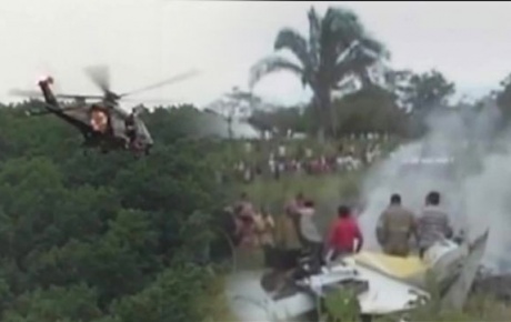 Helikopter ormana düştü: 15 ölü