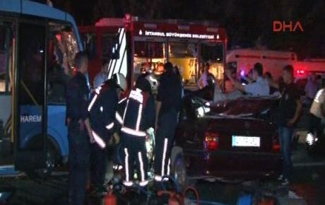 İstanbulda korkunç kaza: 3 ölü 9 yaralı