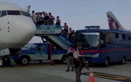 Doğudaki terör suçluları özel uçakla Trabzona getirildi