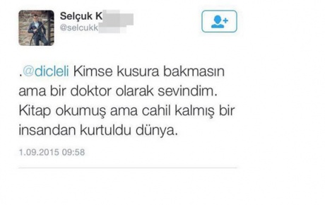 PKKnın öldürdüğü doktora sevinen meslektaşa tepki