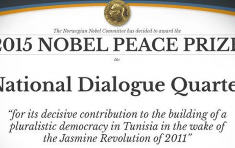 Nobel Barış Ödülü, Tunusa gitti