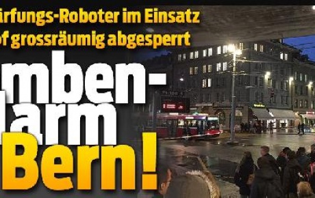 Bern tren istasyonunda bomba alarmı