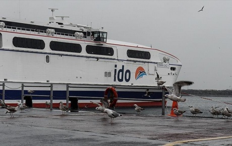 Marmarada lodos fırtınası; İDO ve BUDO seferleri iptal etti