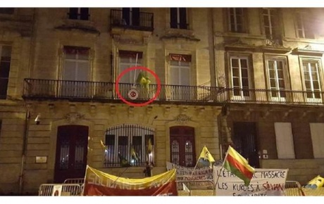 Fransada PKKlılar, Türk Başkonsolosluğuna saldırdı
