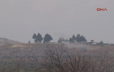 Kilis - PYD bölgesi topçu ateşi ile vuruluyor!