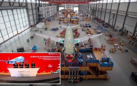 Airbustan Çine ikinci fabrika